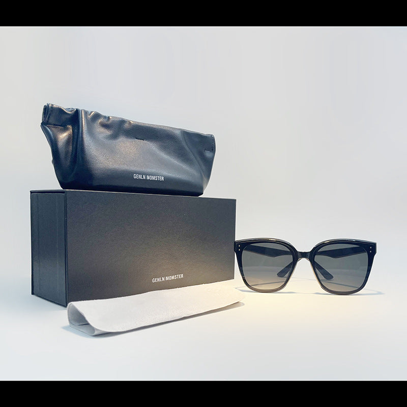 Magnetic Flip Leather Glasses Case