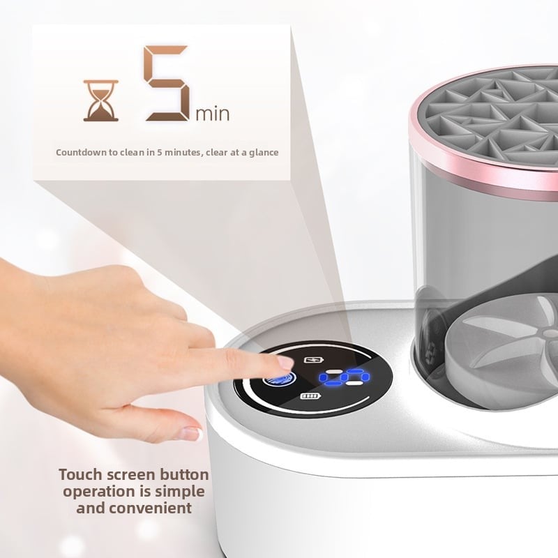 Automatic Makeup Brush Cleaner