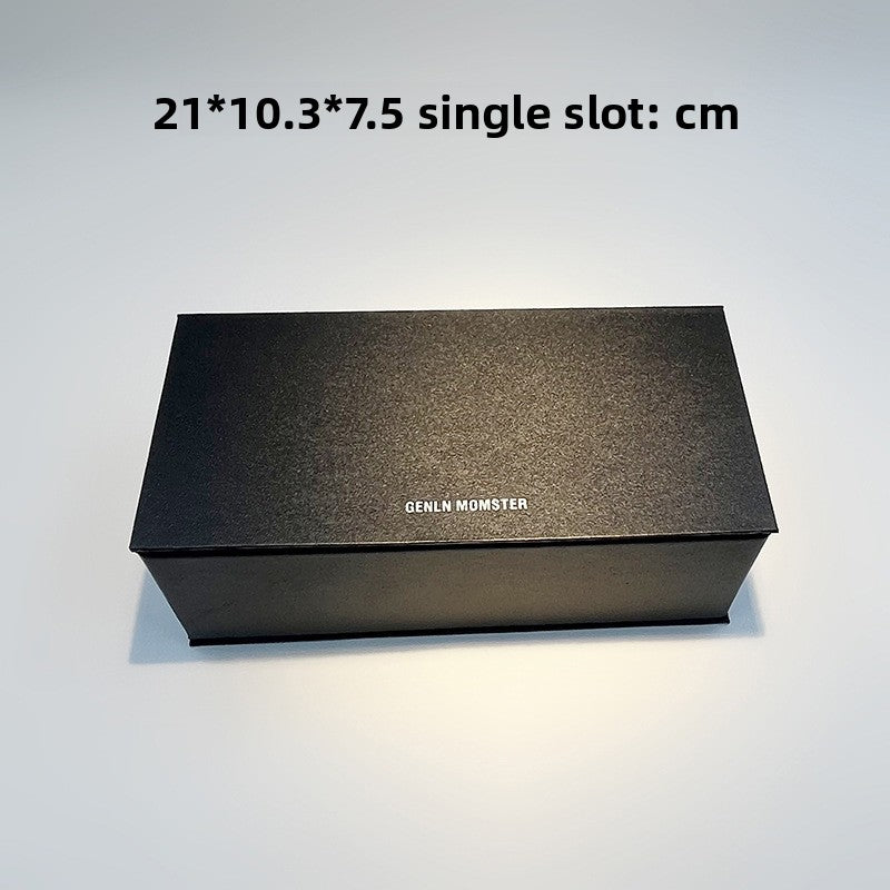 Magnetic Flip Leather Glasses Case