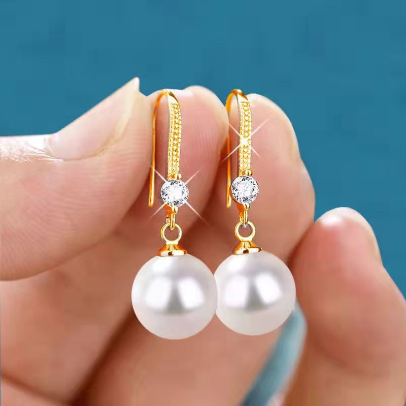 Elegant Pearl Drop Earrings for Women