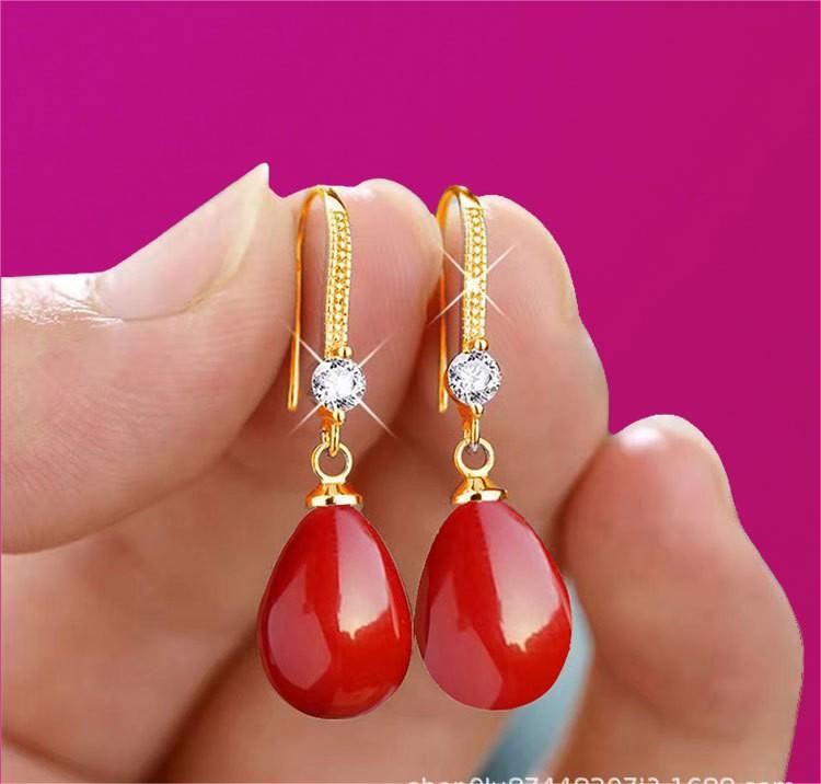 Elegant Pearl Drop Earrings for Women