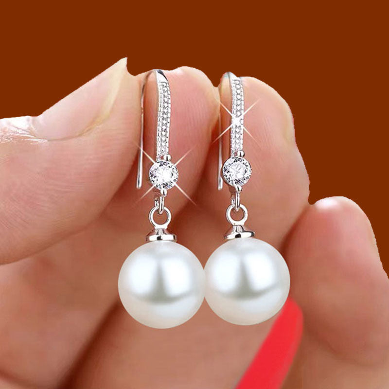 Elegant Pearl Drop Earrings for Women