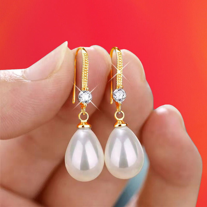Elegant Pearl Drop Earrings for Women